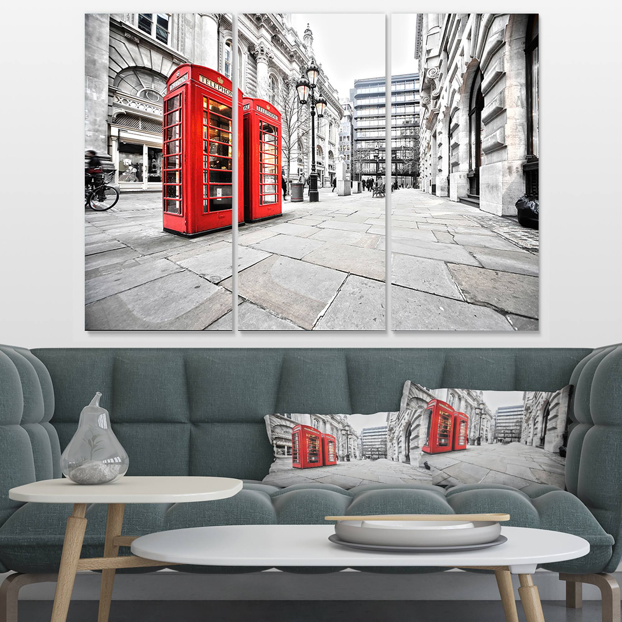 Designart - Phone Booths on Street